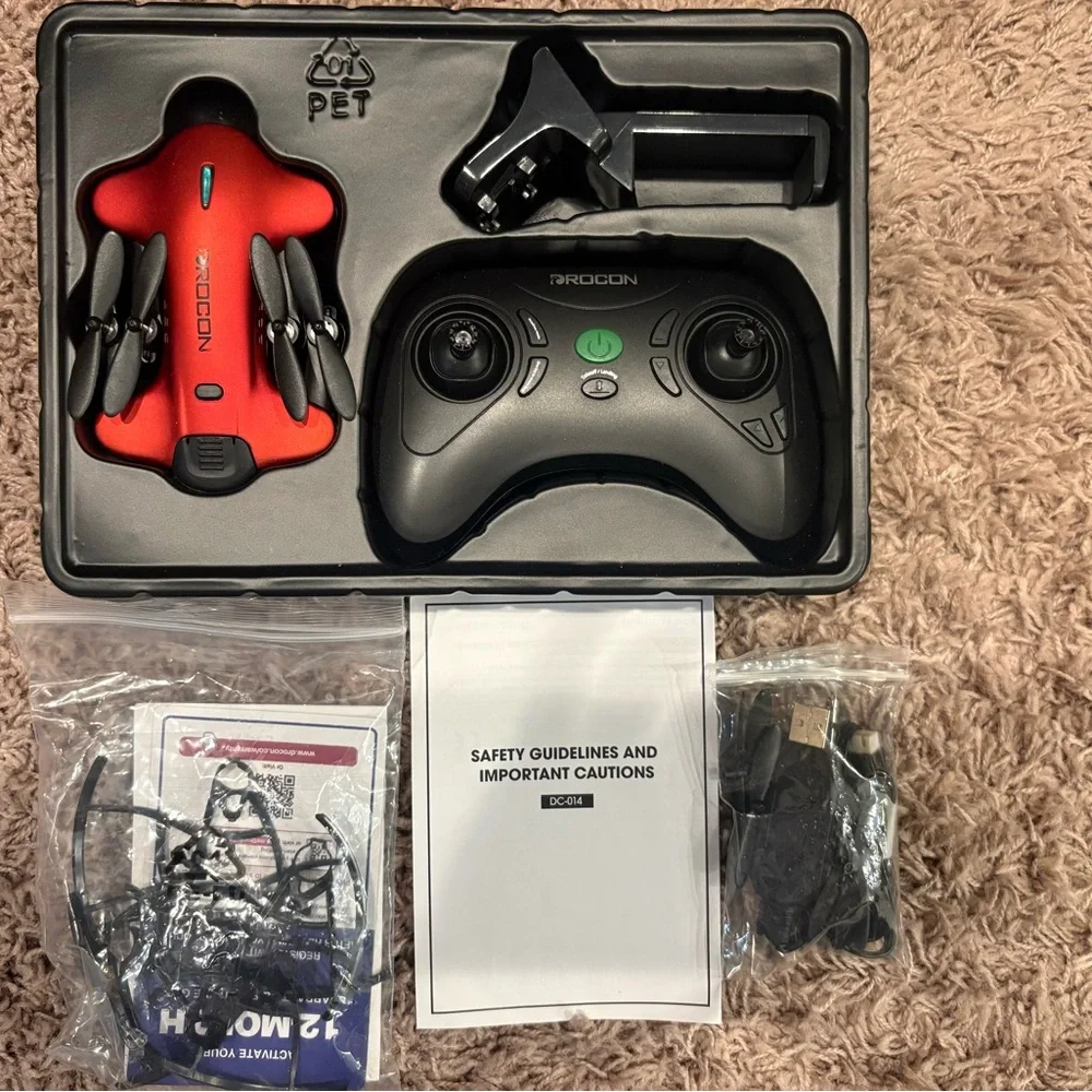 DROCON Spacekey Drone - Red and Black